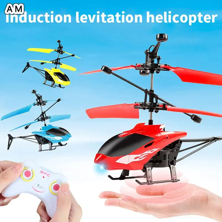 Helicóptero RC con suspensión, resistente a caídas, suspensión por inducción, juguetes de avión, regalo para niños