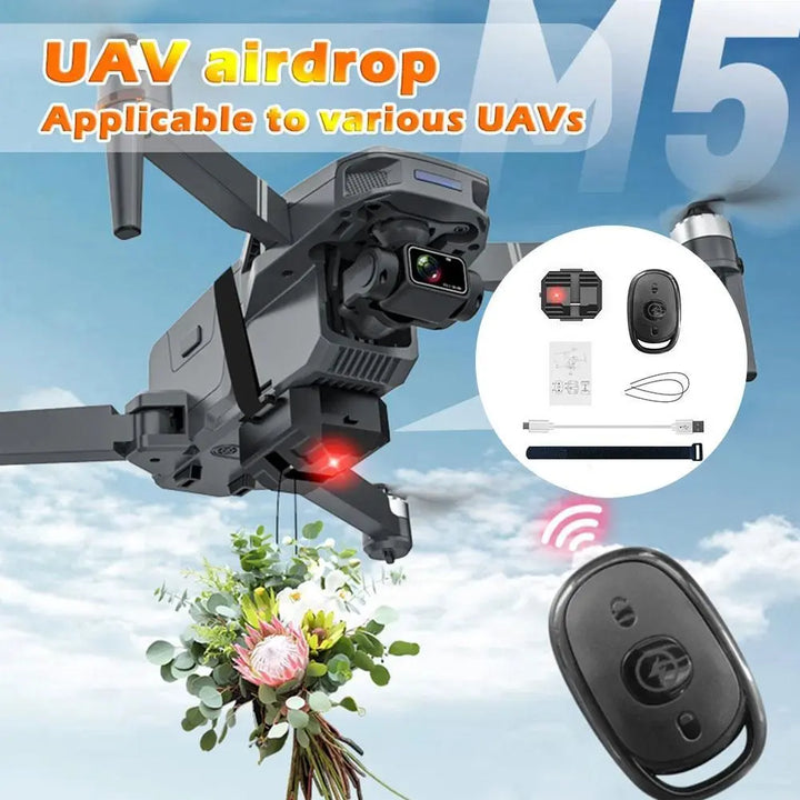 For DJI Mini3 /mini3pro Airdrop System Remote 2 In 1 Strobe Light Thrower Wedding Gift Throw Life Rescue Air-Drop System