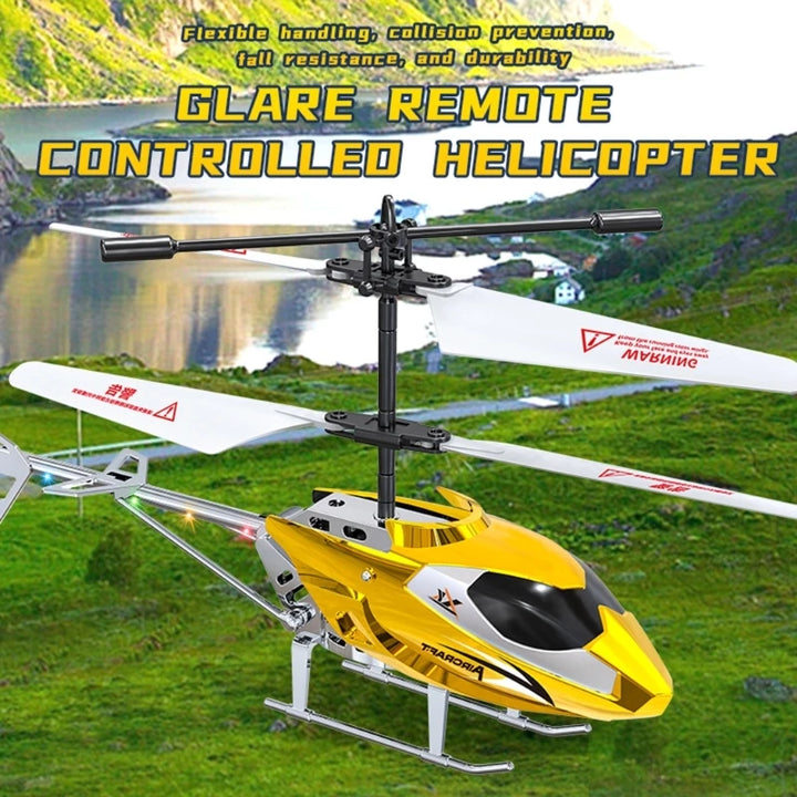 RC Helicopter 2.5CH Remote Control Airplane Kids Toy Resistant Collision Alloy Wireless Aircraft Toys for Boys Children Gifts